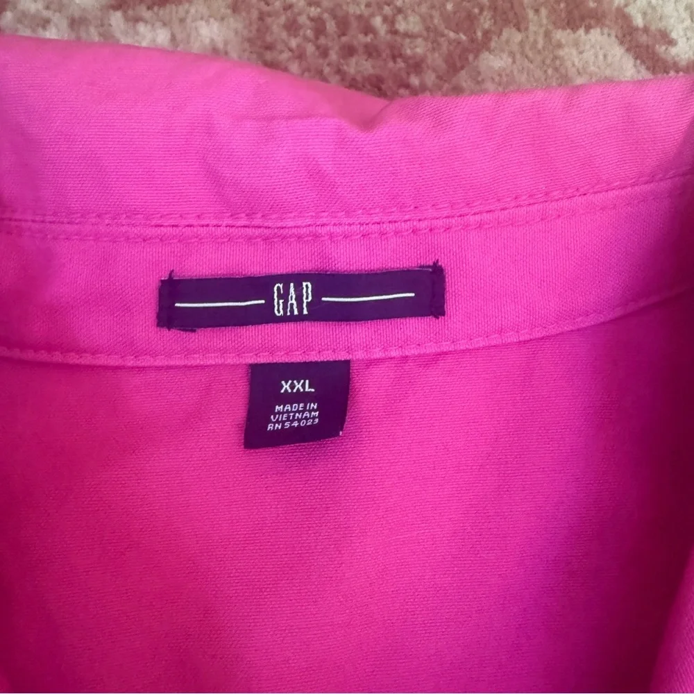 GAP Vibrant Pink Coat! Size XXL - Picture 3 of 7